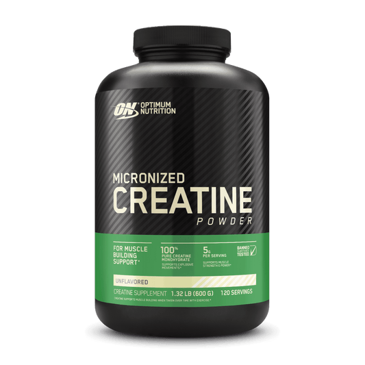 Optimum Nutrition Micronized Creatine Powder Unflavored 1.32 lb (600 g) 120 Servings