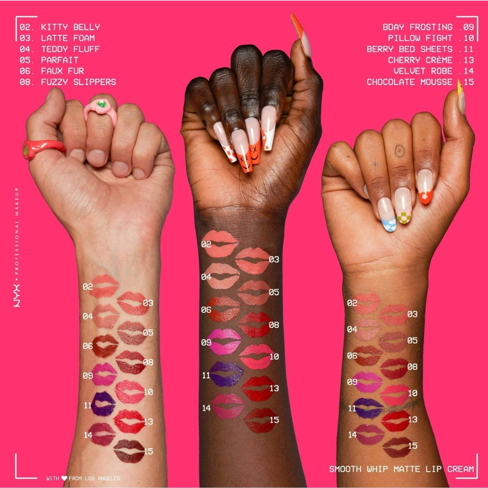 nyx smooth whip lip cream LATTE FOAM .13 FL. OZ./ 4 ML