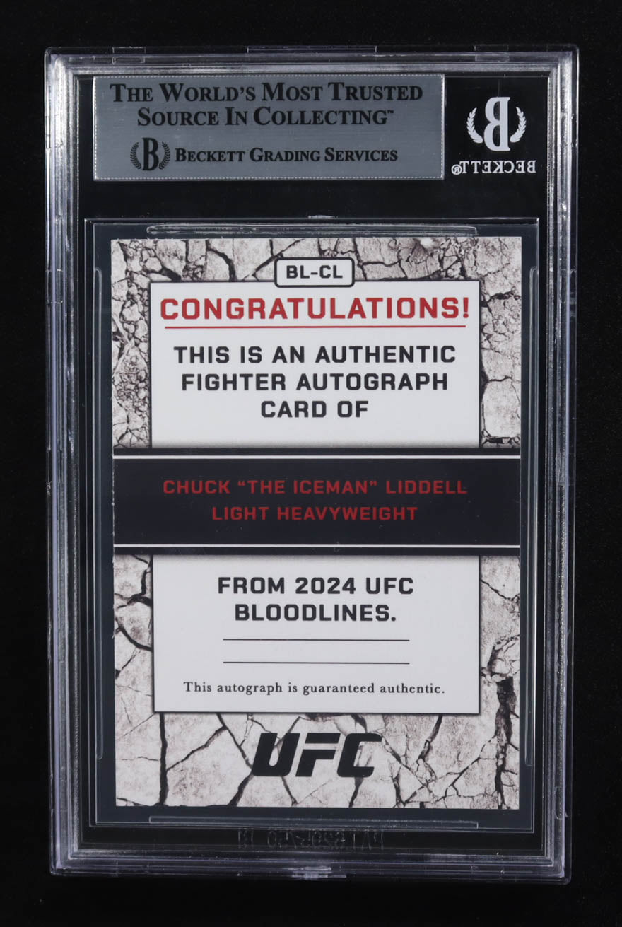 Chuck Liddell The Iceman MAGA Inscribed Limited Edition Trading Card 46 of 99 - Price Is Right Miami