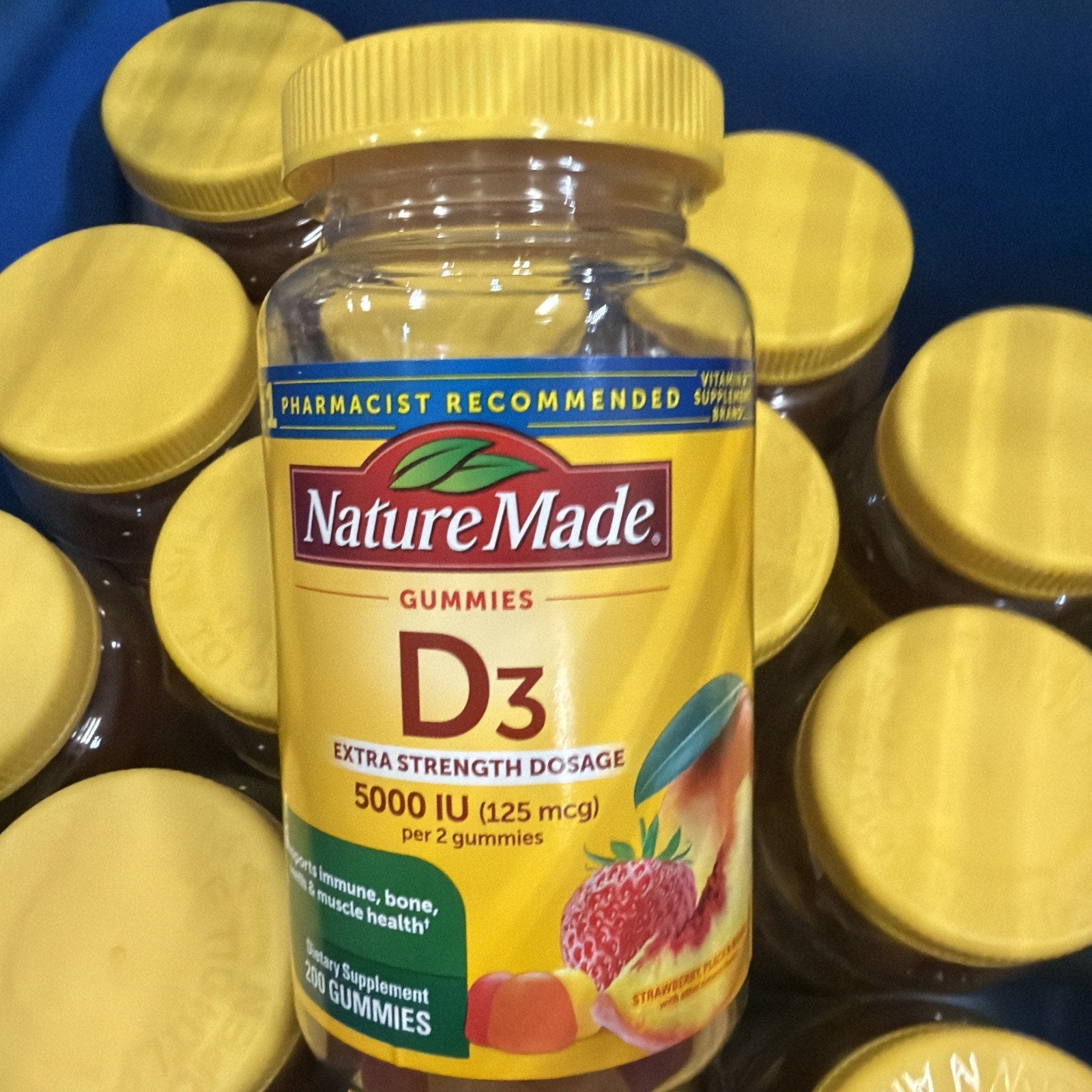 Nature Made D3 5000 IU 200 Gummies Exp. 05/2026