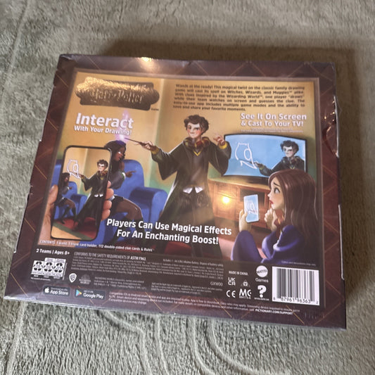 Pictionary Air Harry Potter edition family drawing game sealed box with magical interactive drawing effects