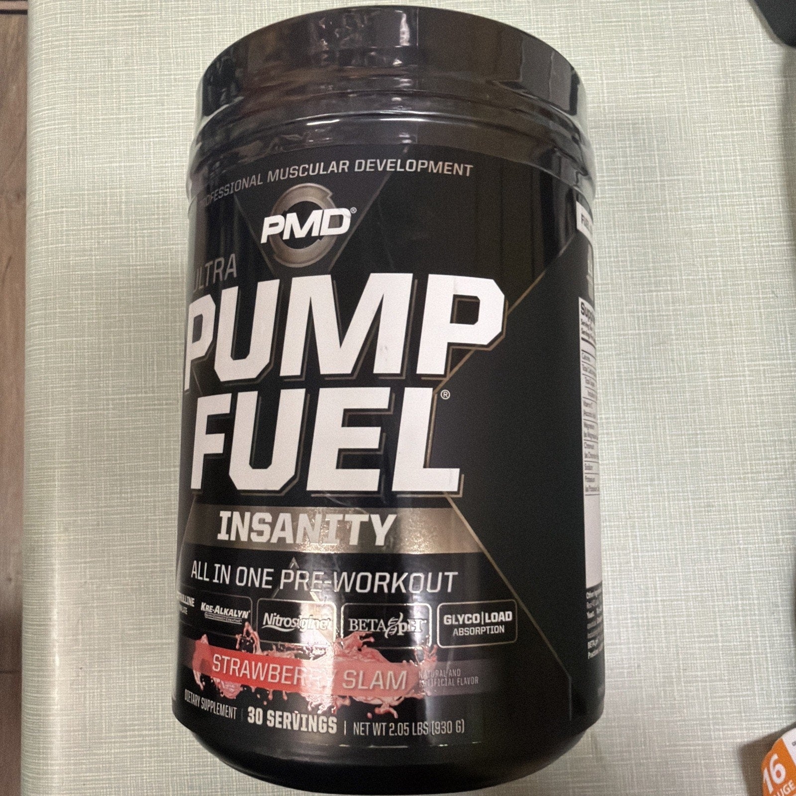 PUMP FUEL ULTRA INSANITY GLYCO LOAD PRE WORKOUT - Strawberry Slam (30 Servings)