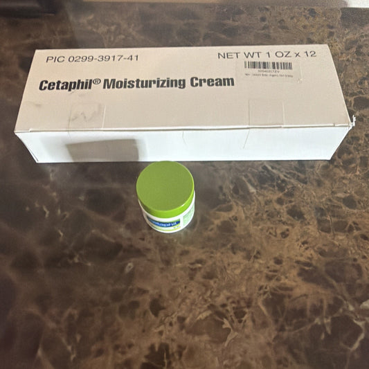 Cetaphil Moisturizing Cream 1 oz Travel Size 12 Pack | For Dry Sensitive Skin