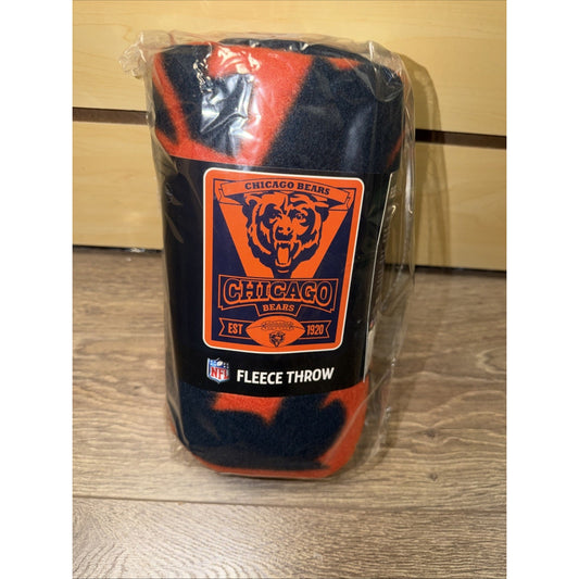 NFL Chicago Bears the Northwest 2017 Fleece Throw Blanket 48 x 62 Caleb Williams