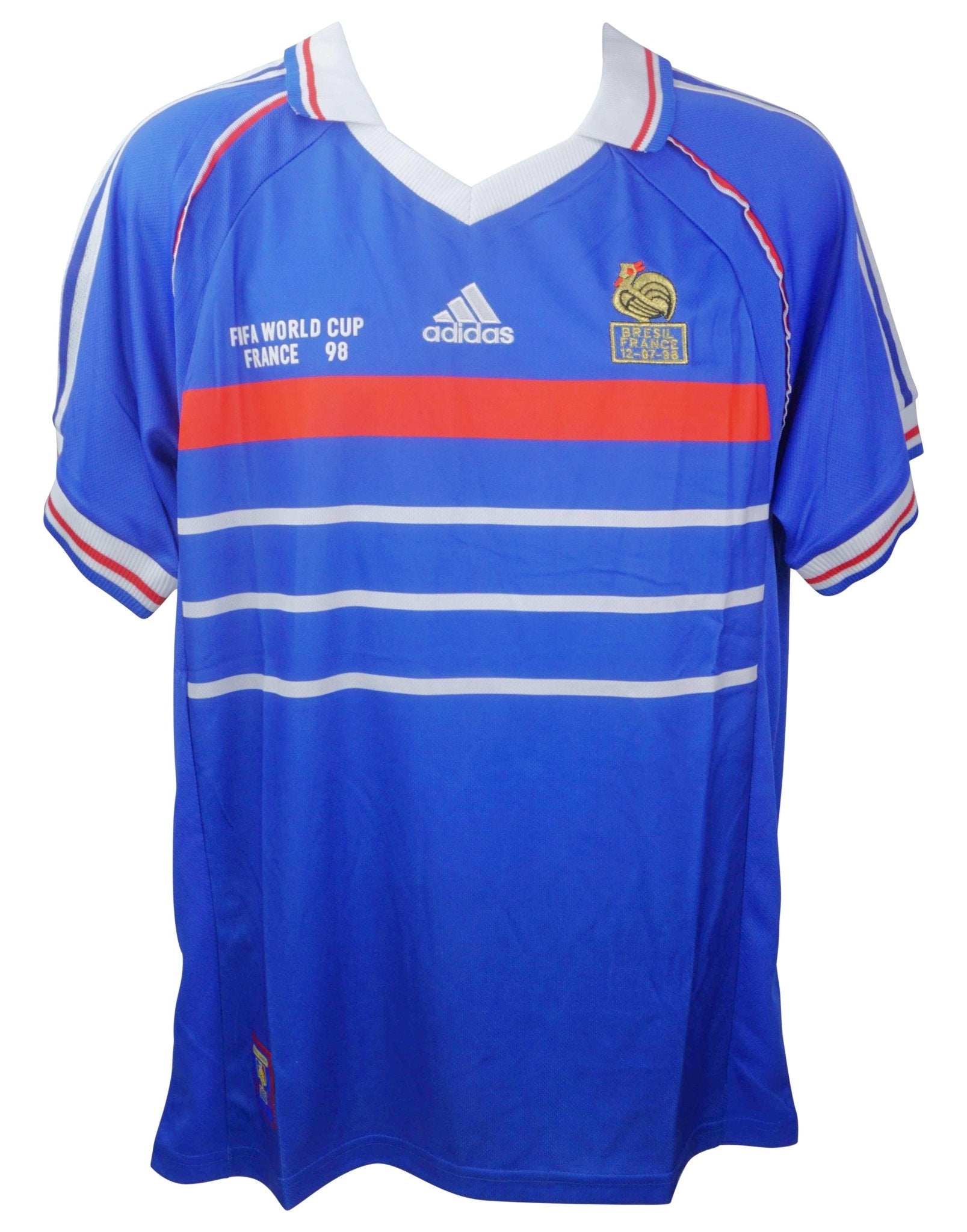 David Trezeguet Signed France National Team Adidas Jersey Beckett Authenticated Size Large - Price Is Right Miami