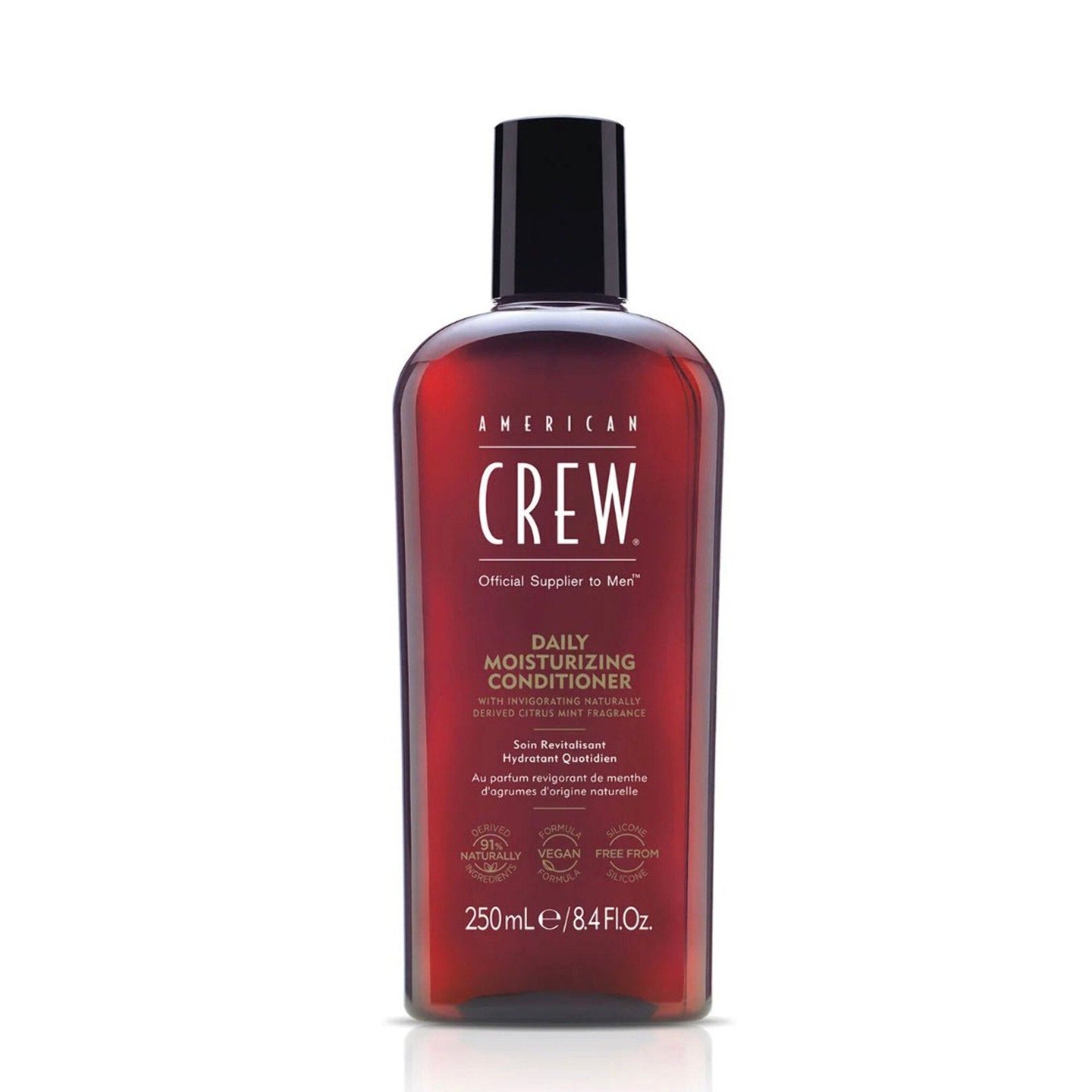 American Crew Daily Moisturizing Conditioner 8.4 oz bottle with hydrating formula for soft hair and scalp care