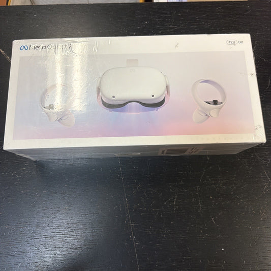 Meta Quest 2 Vr 128gb with Controller, Charger, Carrying Case. Sealed(box)look