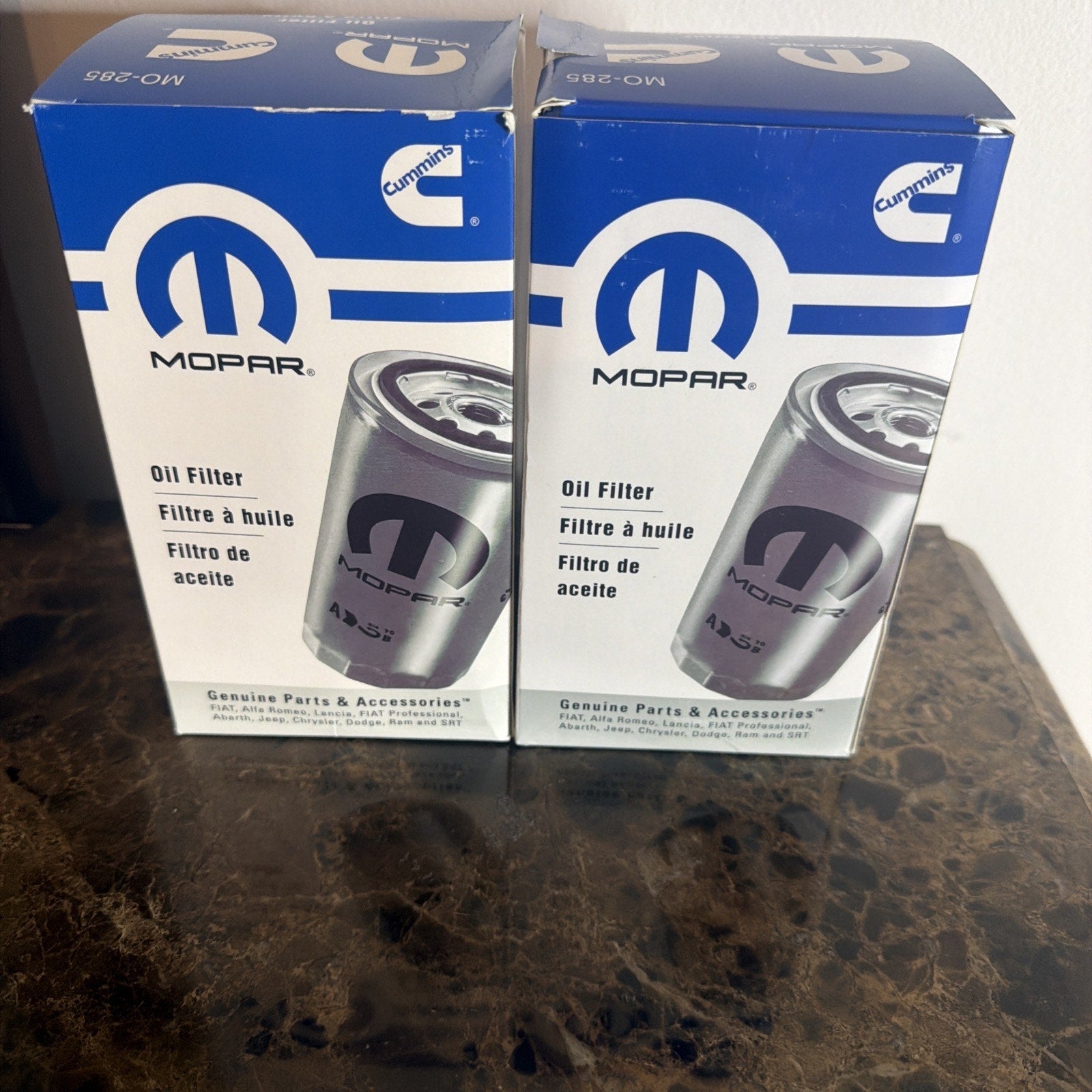 2X Mopar Engine Oil Filter - 5083285AA