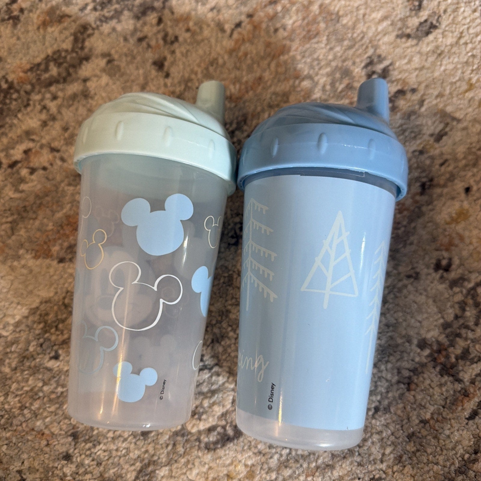 Mickey Mouse Sippy Cups 10oz 2 Pack Leak Proof Toddler Drinking Cups Fun Gift