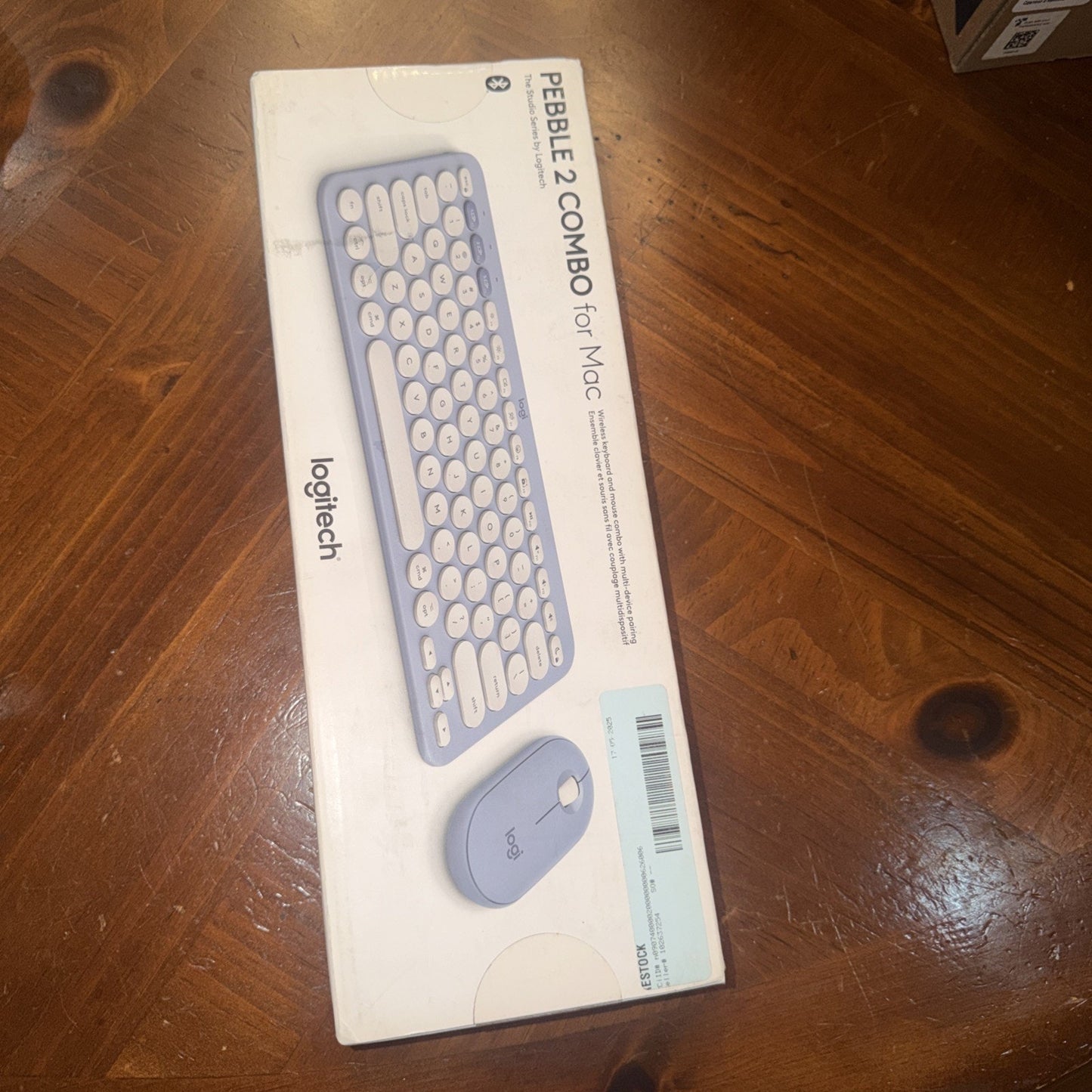 Logitech Pebble 2 Combo Slim Wireless Bluetooth Keyboard and Mouse for Mac