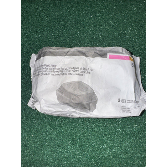 3M 60926 Multi Gas/Vapor Cartridge/Filter P1OO 1 Package of 2 Cartridges NOS