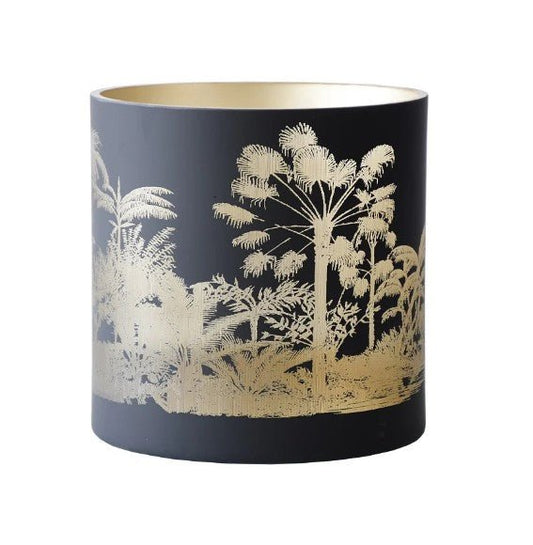 FANCY HOME COLLECTION CYLINDER JUNGLE GLASS - Price Is Right Miami