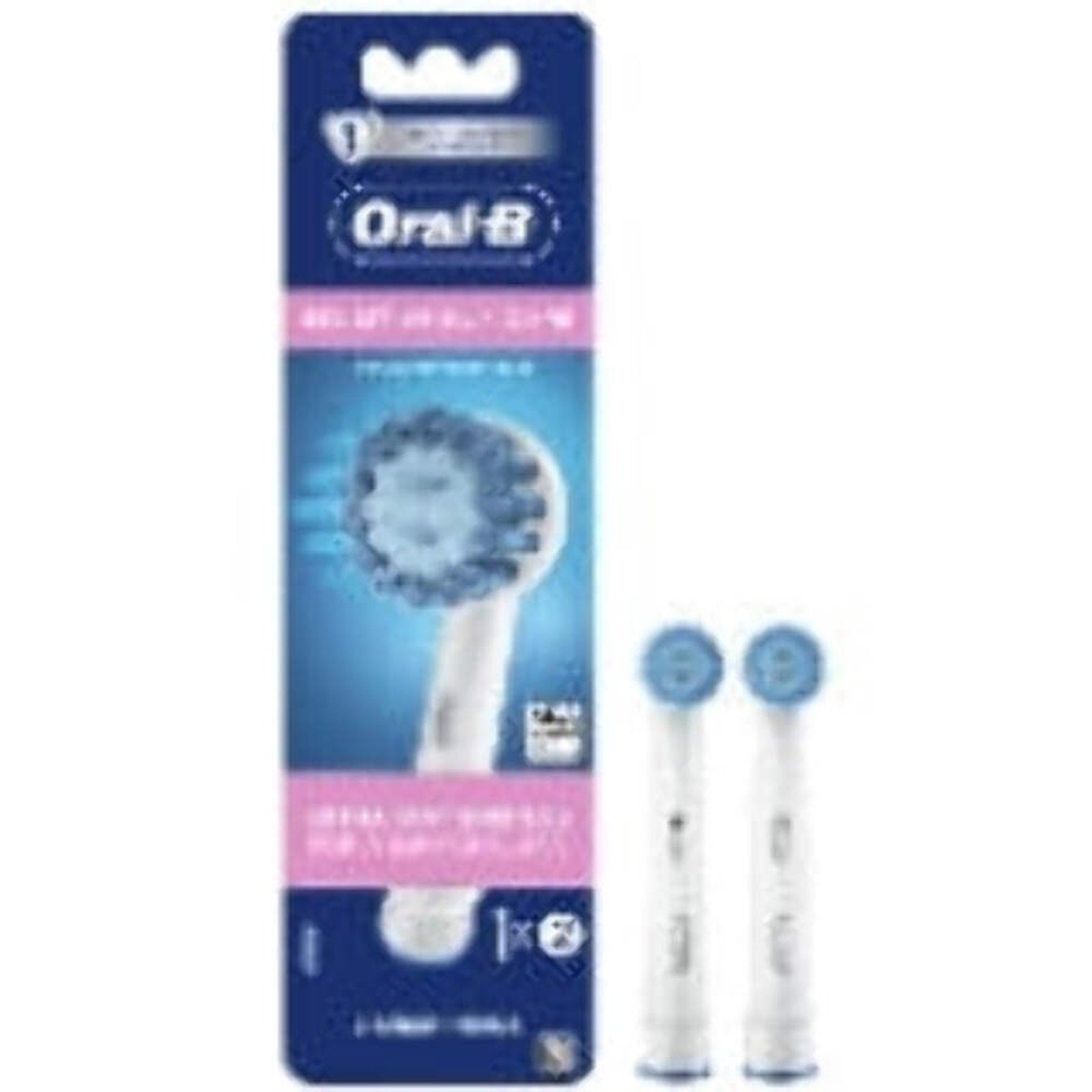 Oral-B Sensitive Gum Care electric toothbrush replacement brush heads with extra-soft bristles for gentle cleaning