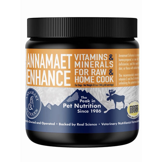 Annamaet Enhance Vitamin and Mineral Supplement for Dogs 8.5 oz jar Home Cook