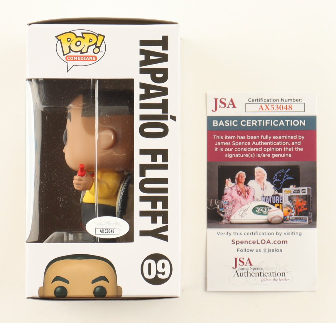 Gabriel Iglesias Signed Tapatio Fluffy Funko Pop JSA Special Edition (view 3)