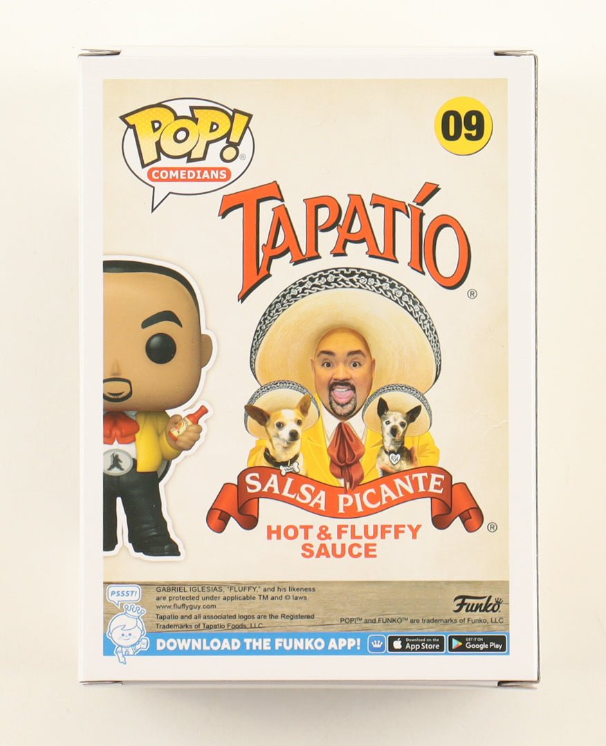 Gabriel Iglesias Signed Tapatio Fluffy Funko Pop JSA Special Edition (view 2)
