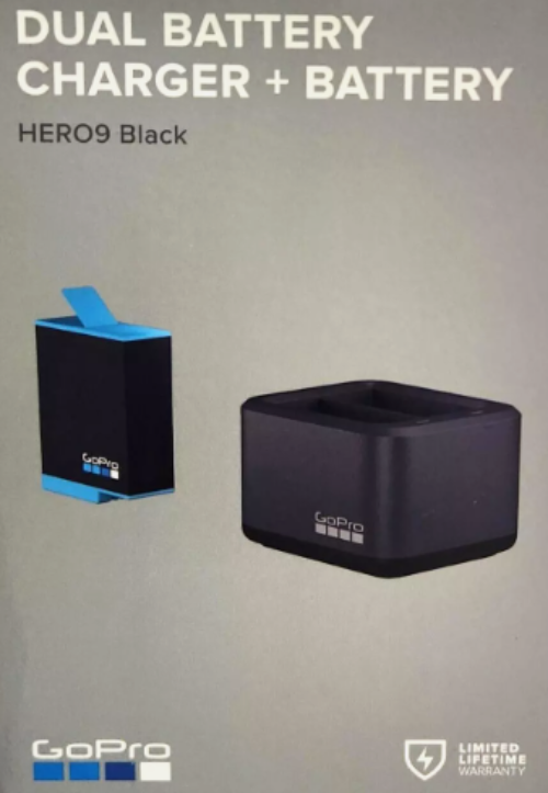 GoPro - Dual Battery Charger + Battery (HERO10 Black/HERO9 Black) New in box