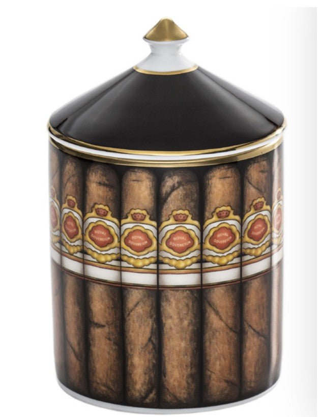 Halcyon Days Cigars Oud Imperial Lidded Candle (Cap Missing), Home Fragrance
