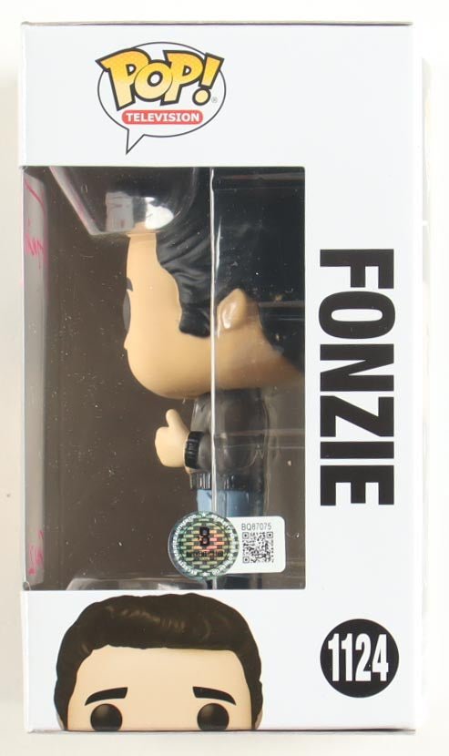 Henry Winkler Autographed Happy Days Fonzie Funko Pop Beckett Authenticated (view 2)