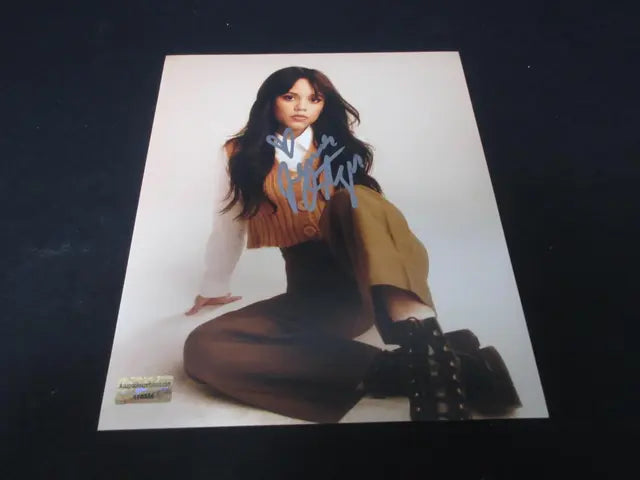 Jenna Ortega Signed 8x10 Photo EUA COA 115356