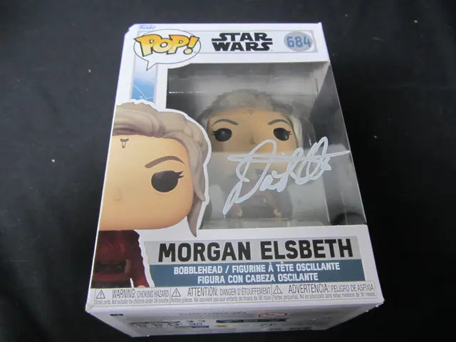 Diana Lee STARWARS Morgan Elsbeth Signed Funko #684  Pop w COA 135878