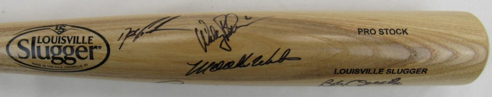 Multi-Signed Louisville Slugger Baseball Bat with (5) Signatures Including Doc Gooden, Bobby Ojeda, Howard Johnson, Mookie Wilson & Wally Backman (CX by Steiner)