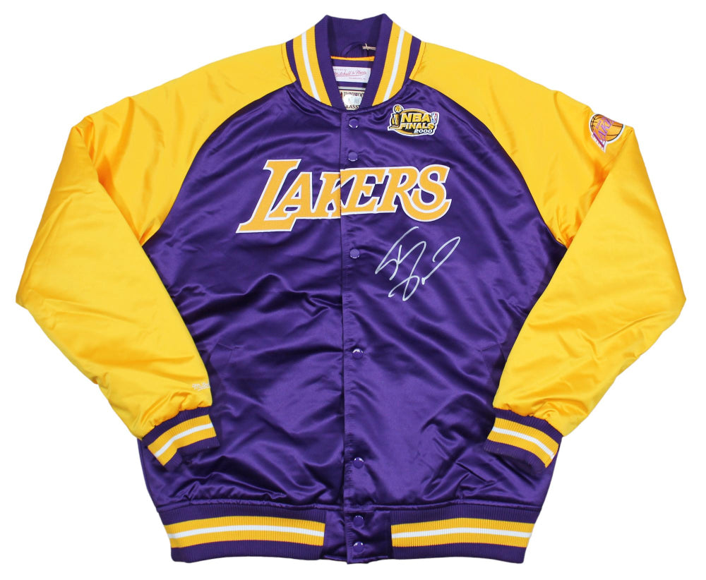 Shaquille O'Neal Signed Lakers 2000 NBA Champs Mitchell & Ness Jacket (Beckett)