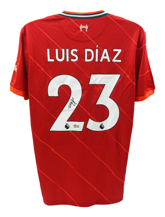 Luis Diaz Signed Liverpool Jersey (Beckett)