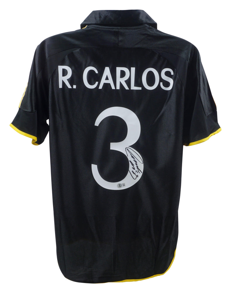 Roberto Carlos Signed Adidas Real Madrid Jersey (Beckett)