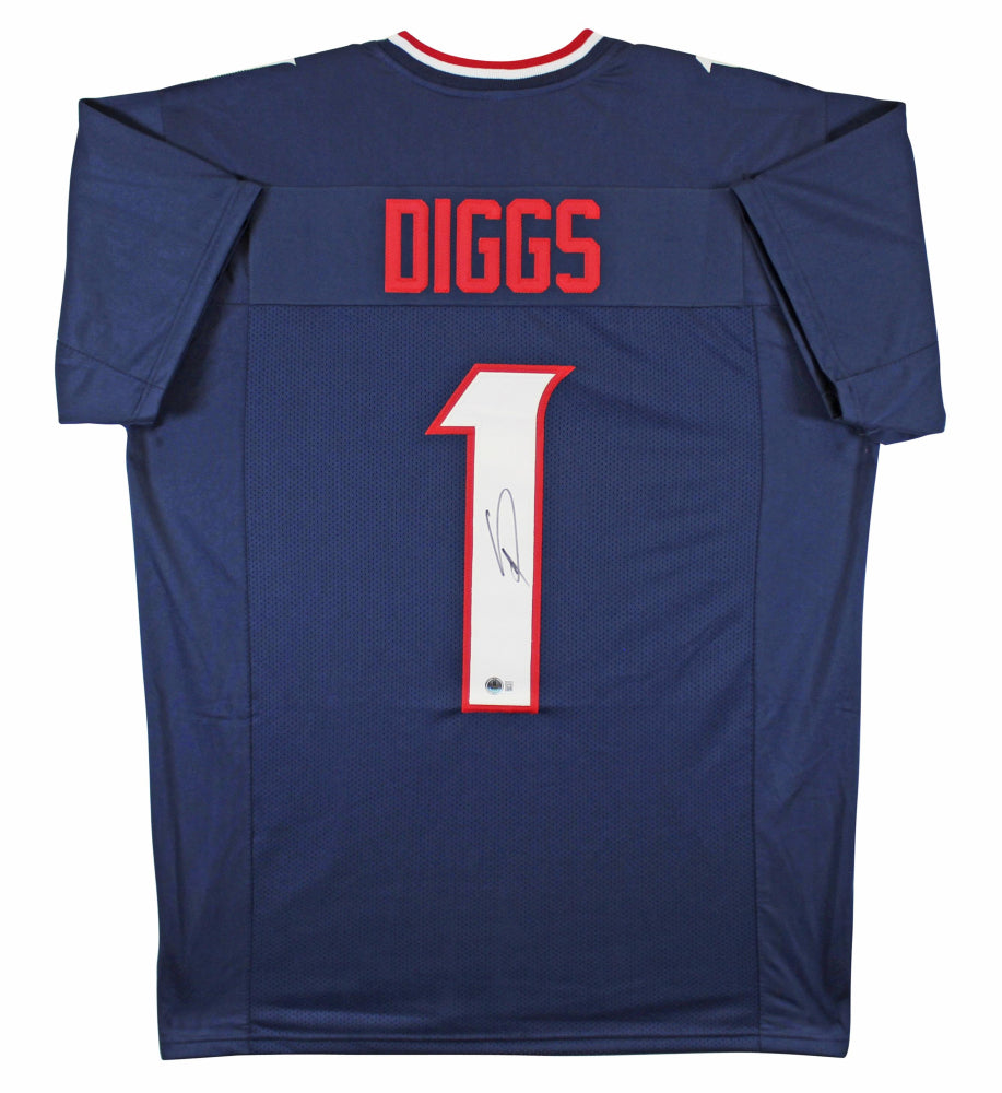 Stefon Diggs Signed Jersey (Beckett) Houston Texans