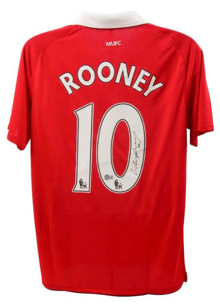 Wayne Rooney Signed Manchester United Jersey (Beckett)