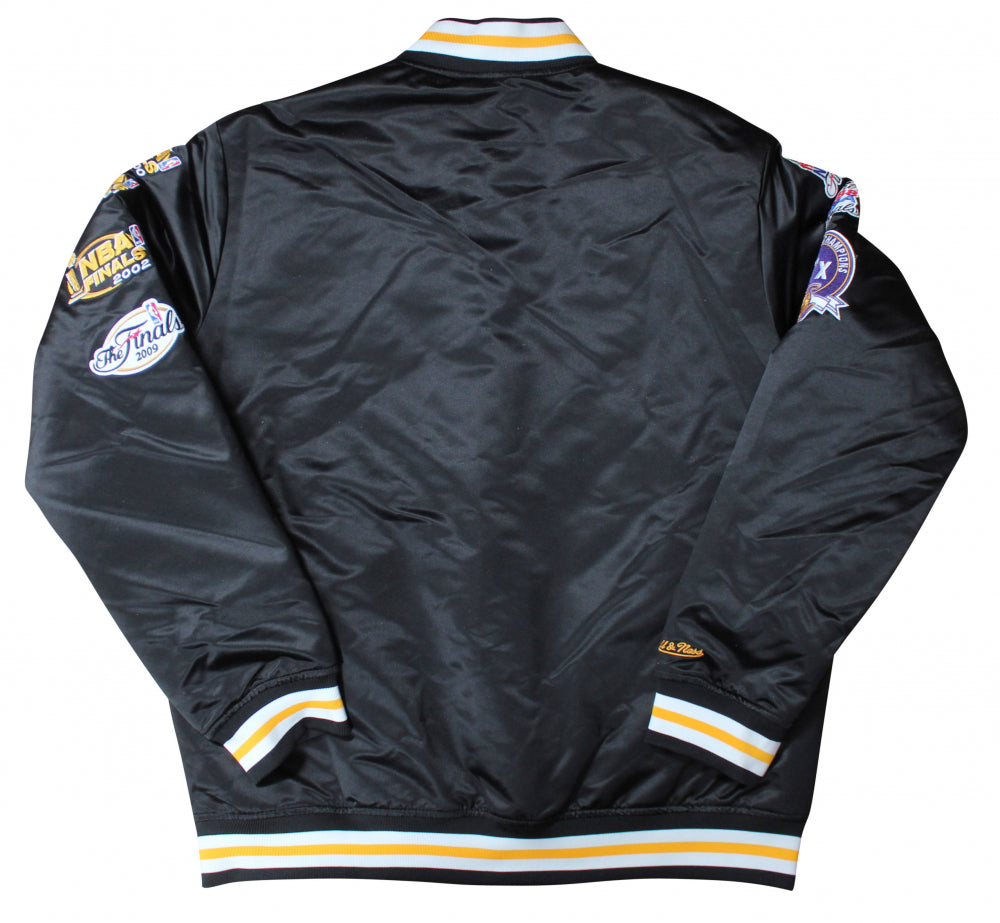 Magic Johnson Signed Mitchell & Ness Lakers Jacket (Beckett)