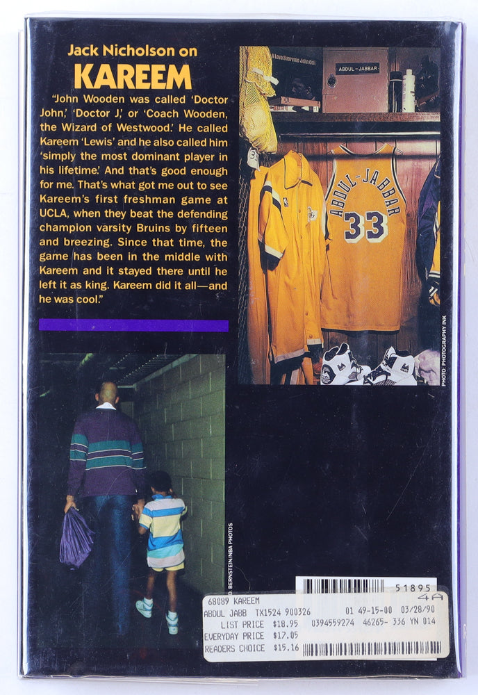 Kareem Abdul-Jabbar Signed 