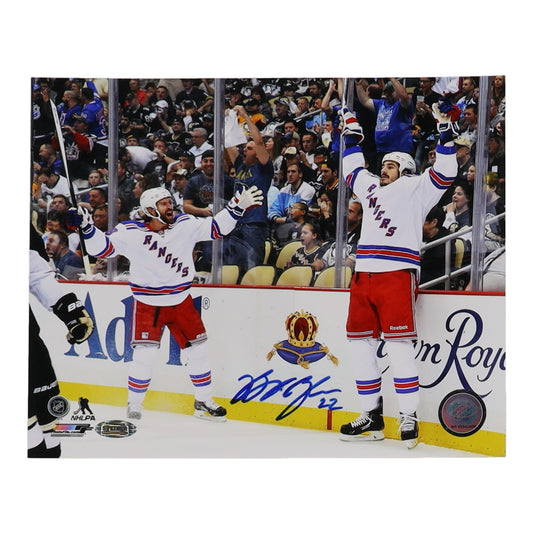 Brian Boyle Signed Rangers 8x10 Photo (Steiner)