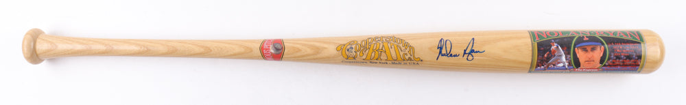 Nolan Ryan Signed Cooperstown Hall Of Fame Baseball Bat (JSA)