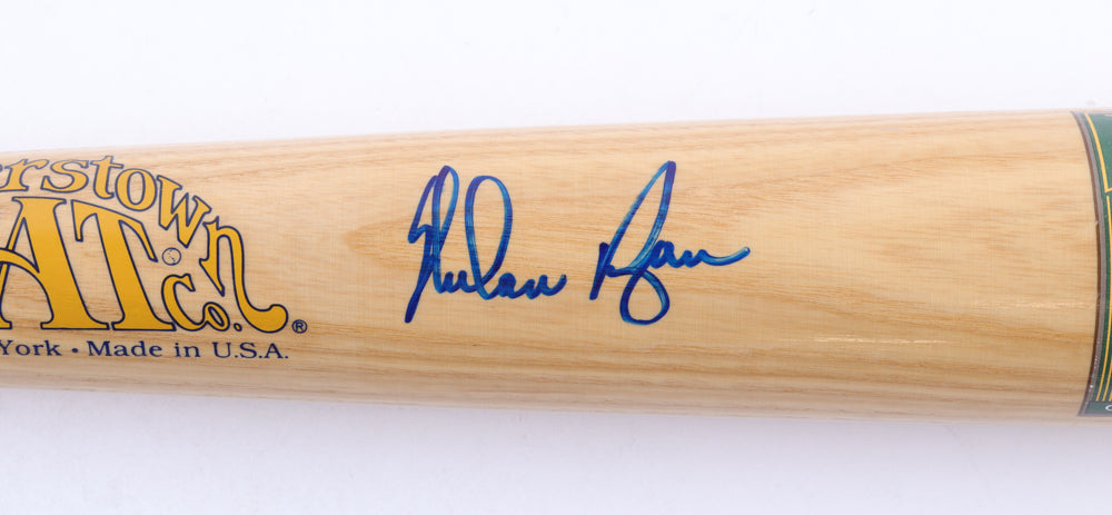 Nolan Ryan Signed Cooperstown Hall Of Fame Baseball Bat (JSA)