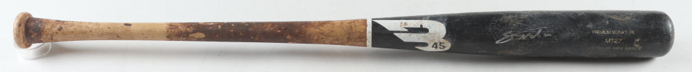 Noelvi Marte Signed B-45 Baseball Bat (JSA)