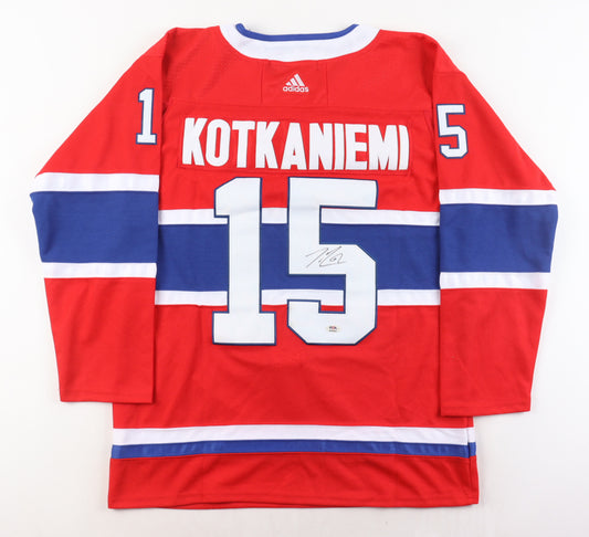 Jesperi Kotkaniemi Signed Jersey (PSA)