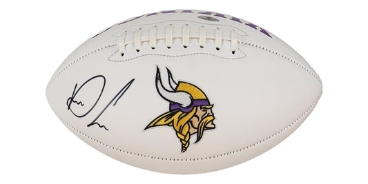 Dalvin Cook Signed Vikings Logo Football (Fanatics & Cook)