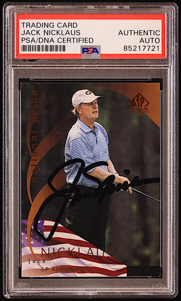 Jack Nicklaus Signed 2003 SP Authentic #51 NP (PSA)