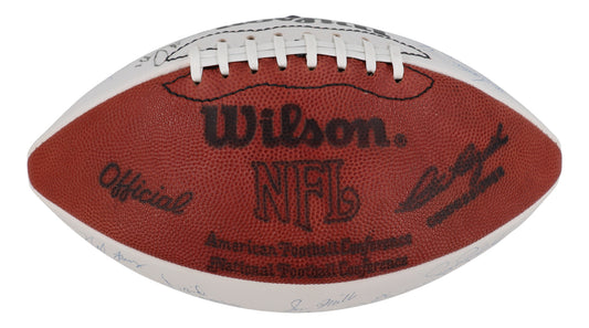 1988 NFC Pro Bowl NFL Football Signed by (32) with Joe Montana, Jerry Rice, Roger Craig, Ronnie Lott, Herschel Walker (Beckett)