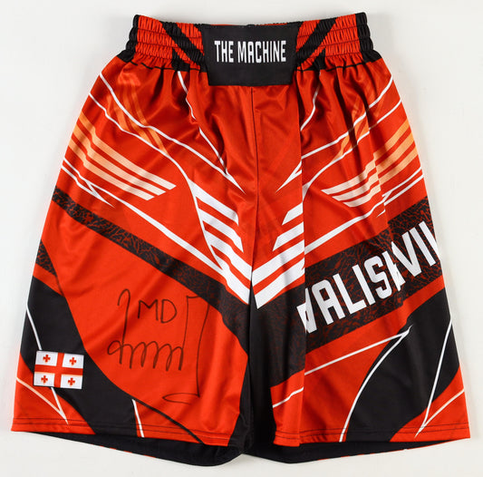 Merab Dvalishvili "The Machine" Signed UFC Fight Shorts (Beckett)