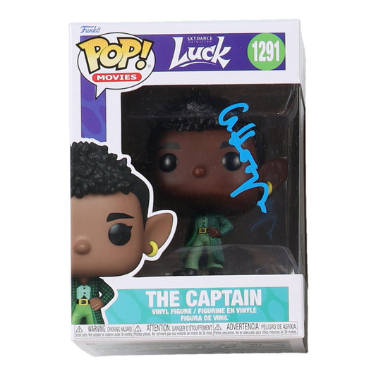 Whoopi Goldberg Signed "Luck" The Captain #1291 Funko Pop! Vinyl Figure (Beckett)