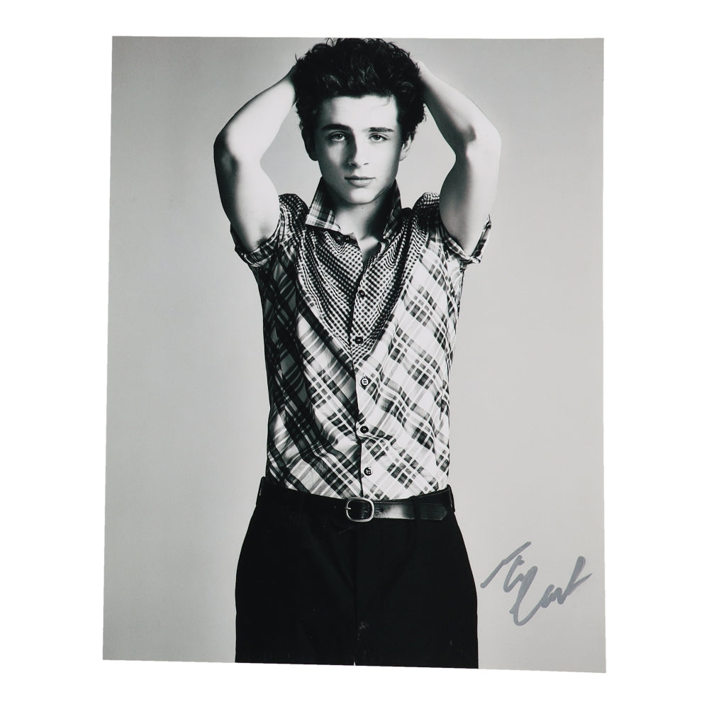 Timothee Chalamet Signed 11x14 Photo (Beckett)