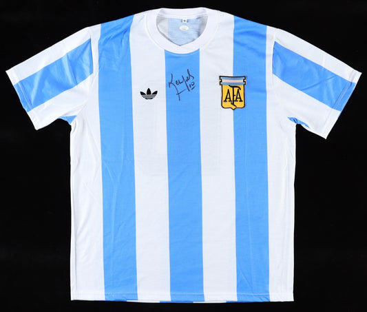 Mario Kempes Signed Jersey (JSA)