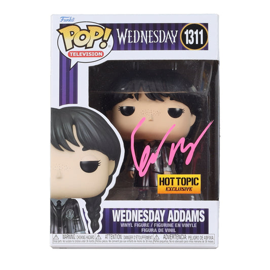 Emma Myers Signed "Wednesday" #1311 Wednesday Addams Funko Pop! Vinyl Figure (Beckett)