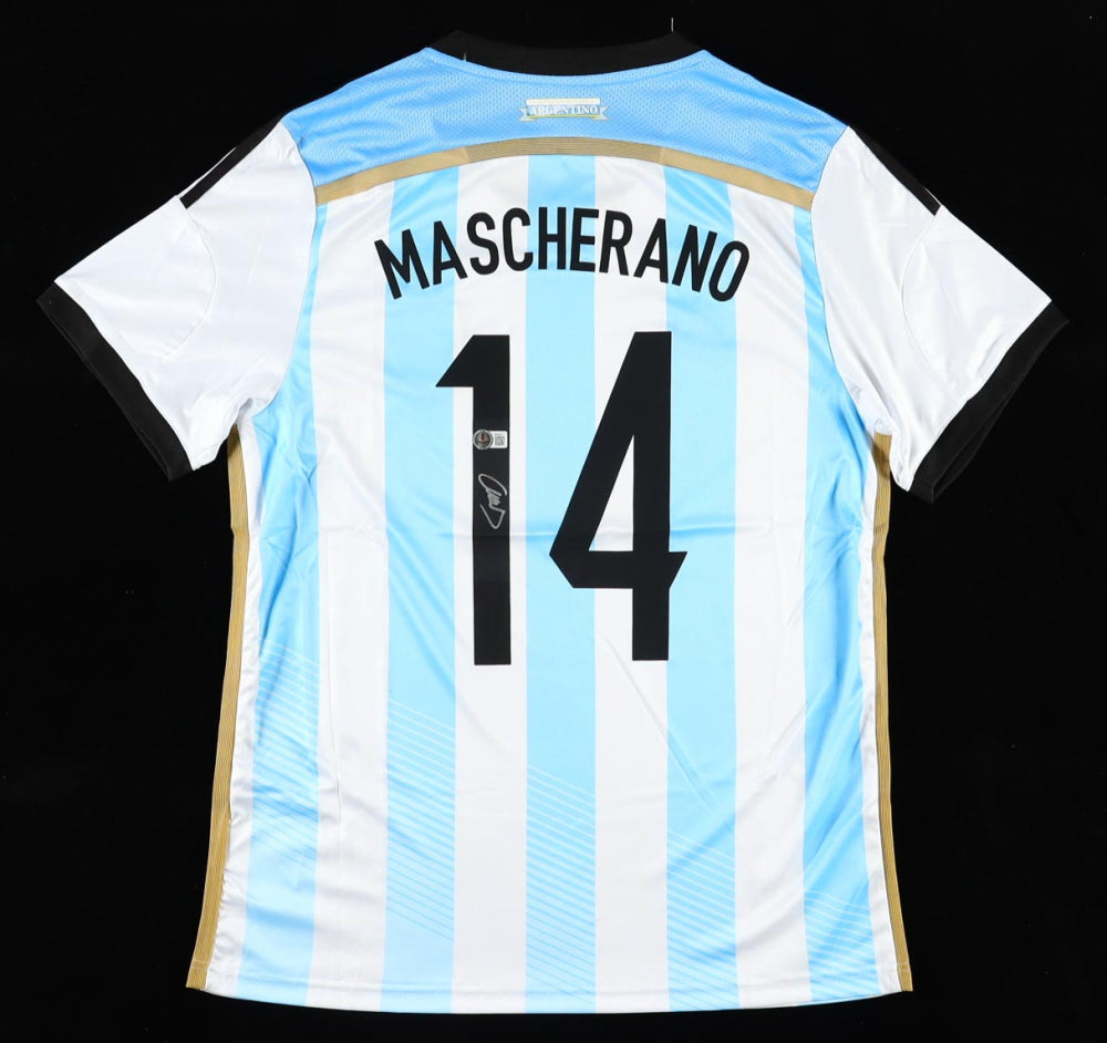 Javier Mascherano Signed Argentina Jersey (Beckett)