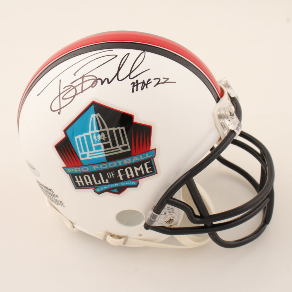 Tony Boselli Signed Hall of Fame Logo Mini Helmet Inscribed 