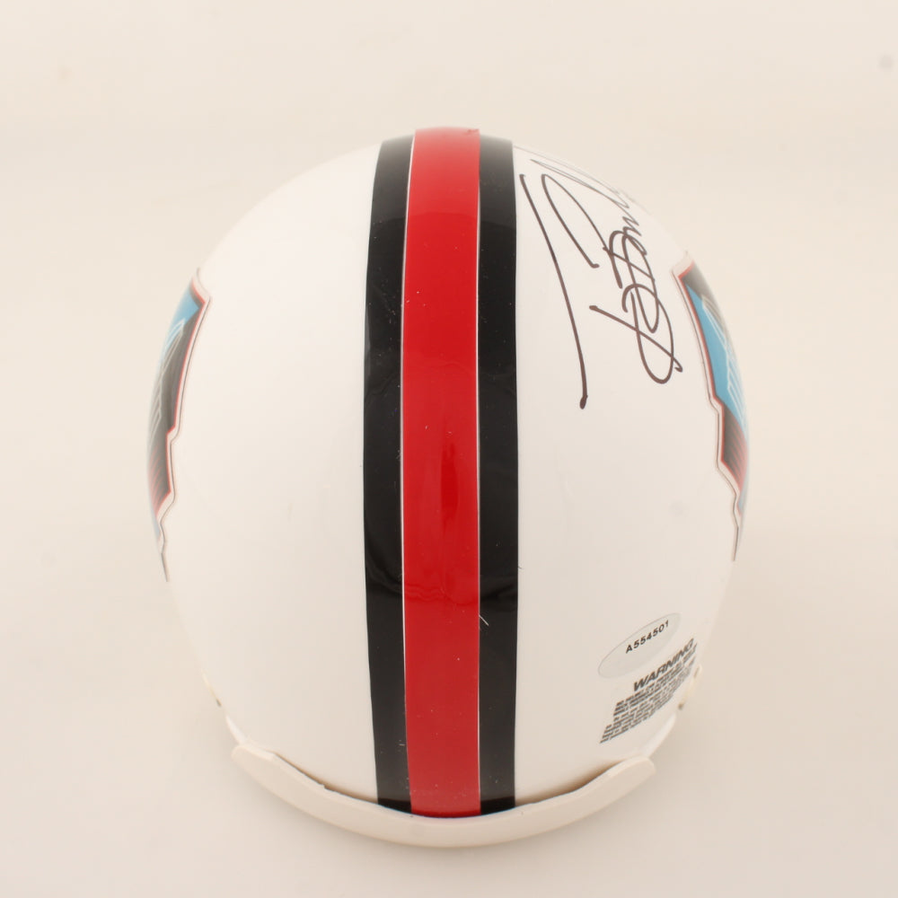 Tony Boselli Signed Hall of Fame Logo Mini Helmet Inscribed 