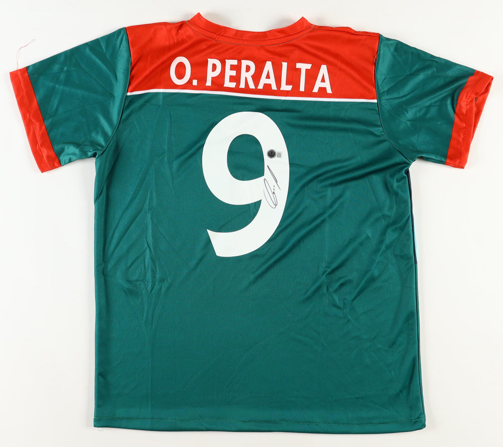 Oribe Peralta Signed Jersey (Beckett) Mexico National Team